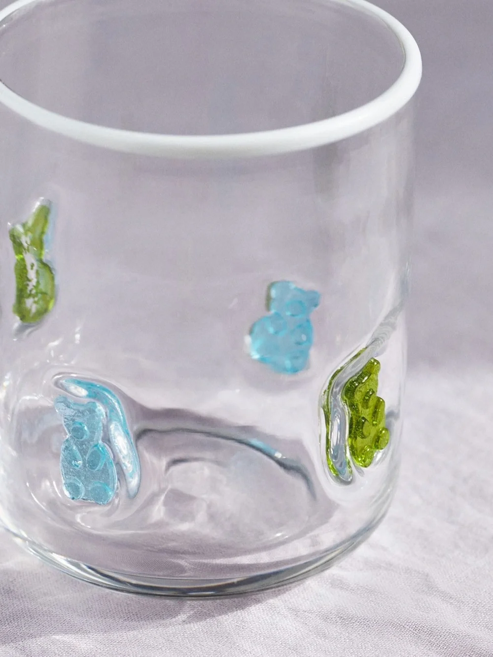 Anthropologie Gummy Bear Icon Juice Glass NWT Sealed in Original Box